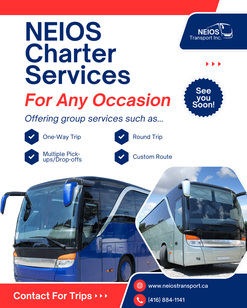School bus rentals in Toronto