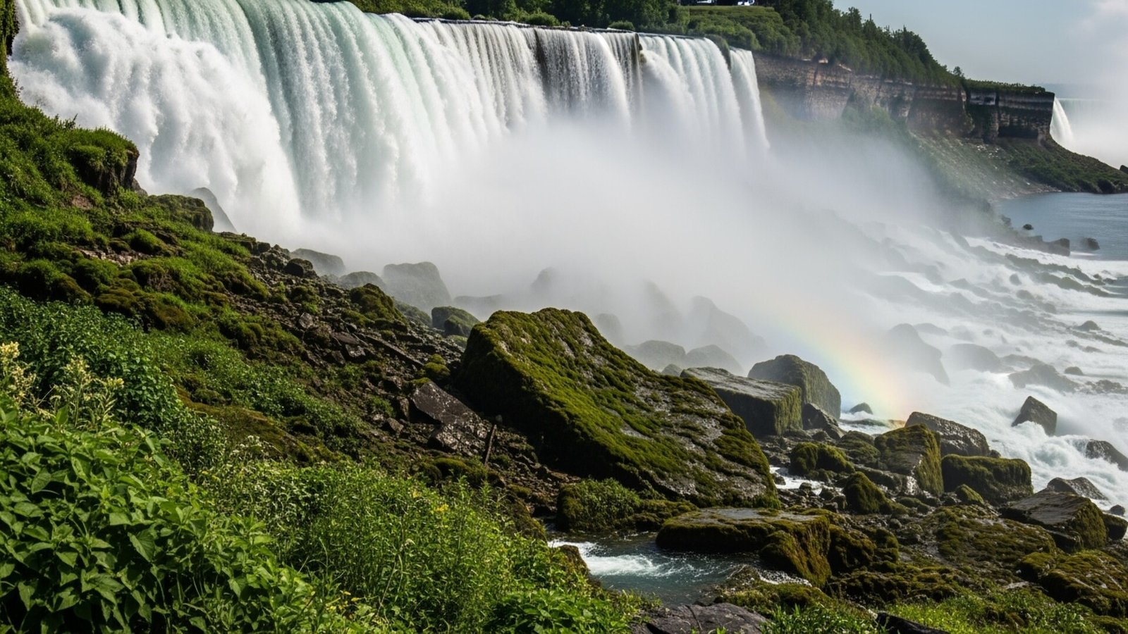 Charter bus group arriving at Hamilton's waterfall trail for a day trip from Toronto